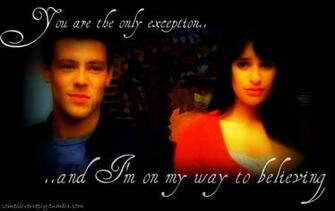 Glee Image Finn And Rachel Wallpaper Photos