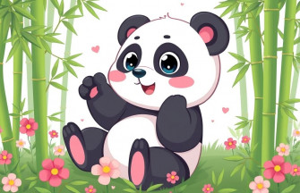Cute Anime Panda Wallpaper