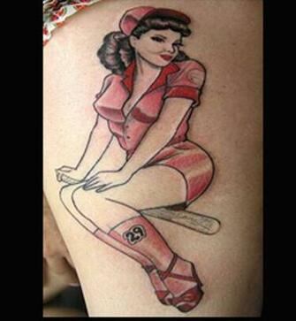 Eclipse Pin Up Girls Tattoo Designs