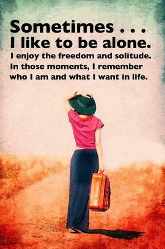 Feeling Sad Image Enjoying Life Alone Quotes Wallpaper