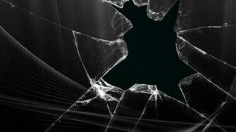 Abstract Broken Glass Wallpaper 3d