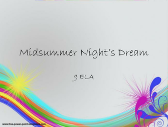 Shakespeare Background Power Point