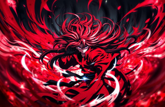 Red And Black Anime Wallpaper