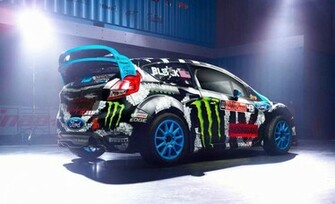 Ken Block Ford Fiesta Wallpaper