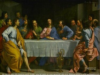 The Last Supper Wallpaper Print Art Wall Tapestry