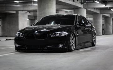 Bmw F10 Series Car Garage HD Wallpaper HDwalls Black