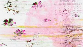 Jessica Zoob Desktop Calendar February