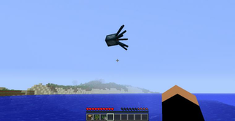 Minecraft Flying Squid By Jsk1997