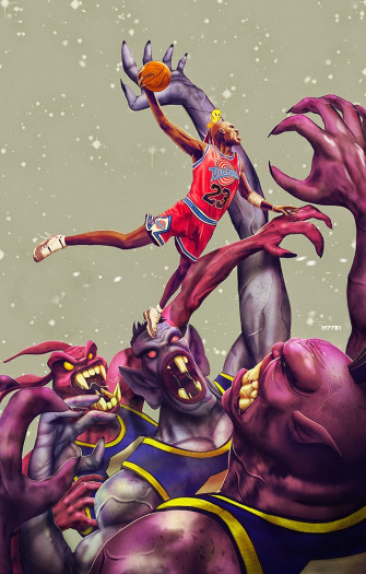 By Marco Alfonso Space Jam Michael Jordan Basketball