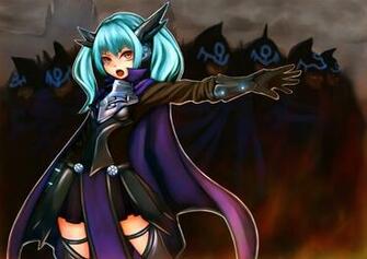Vanguard Anime Girl Long Hair HD Wallpaper Desktop Background