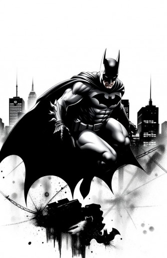 Black And White Batman Wallpaper