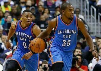 Kevin Durant And Russell Westbrook Wallpaper