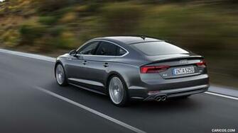Audi A5 Sportback Color Daytona Grey Rear Three Quarter