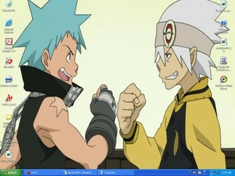 Wallpaper Black Star N Soul Eater Evans By Beastgirl