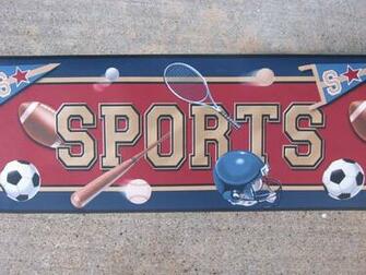 Sports Theme Border Baseball Wallpaper Murals