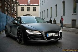 Matte Black Audi R8 By Dominik Adl Amini Germanexotics
