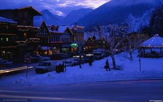 Snow Wallpaper Night Japan Lights