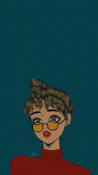 Vintage Girl Aesthetic Wallpaper On