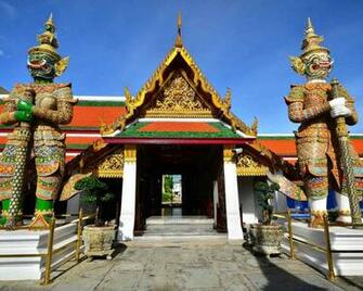 Demon Guardian In Wat Phra Kaew Grand Palace Bangkok