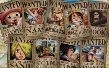 One Piece Wanted Posters Tony Chopper Nami Roronoa