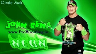 Wallpaper John Cena Brand New Neon HD By Ankit