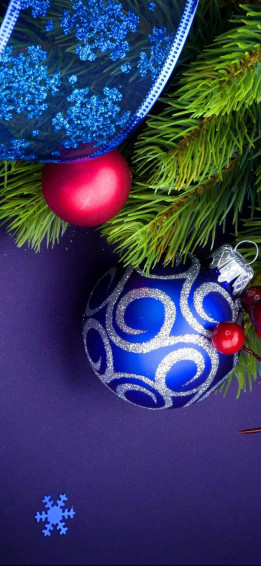 Christmas Ornaments 4k iPhone Xs X HD