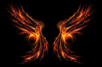 Fire Wings Wallpaper