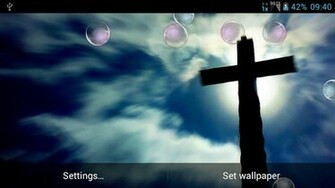 Bigger Jesus Cross Live Wallpaper For Android Screenshot