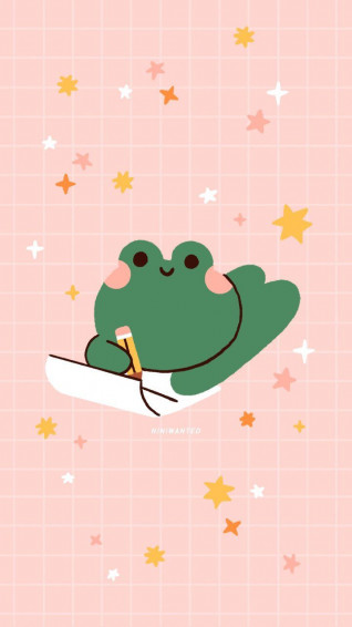 Nini On Cute Patterns Wallpaper Frog