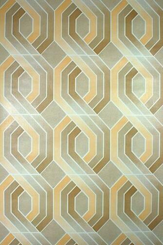 Vintage Geometric Retro Wallpaper