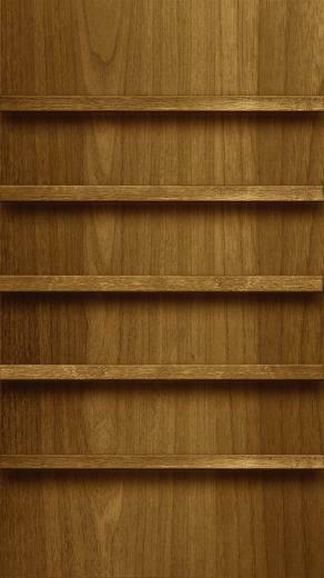 Wood Design iPhone Wallpaper Top