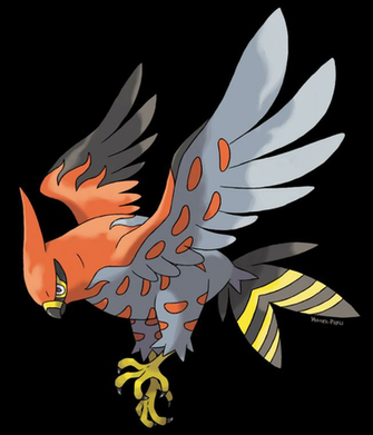 Talonflame Flambusard By Alounea