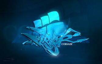Corsair Overclocking Wallpaper 3d Graffiti Technica