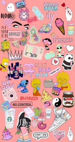 Background Wallpaper Art Stickers Cartoon
