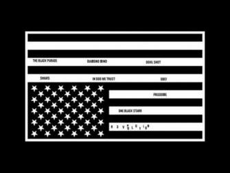 The Black Flag Parade Wallpaper Stock Photos