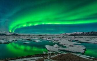 Home Landscape Others Sun Sky Aurora Borealis Wallpaper