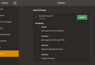 System76 Launches A Graphical Firmware Manager Compatible With