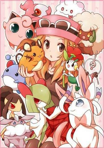 Serena Friends Pokemon Picture
