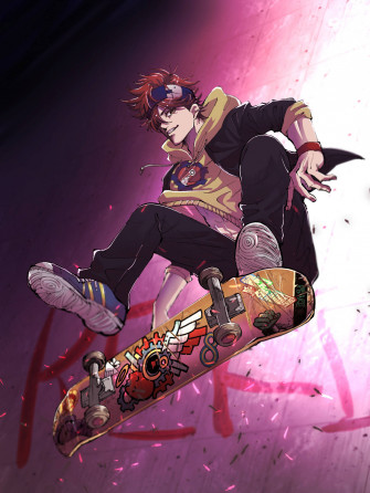 Aesthetic Anime Skater Boy Wallpaper
