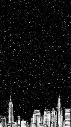 Wallpaper Para Celular De Estrellas Y Una Ciudad