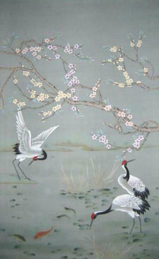 Wallpaper Chinoiserie China Hand Painted