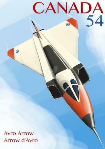 Avro Arrow Stamp By HDautomotive