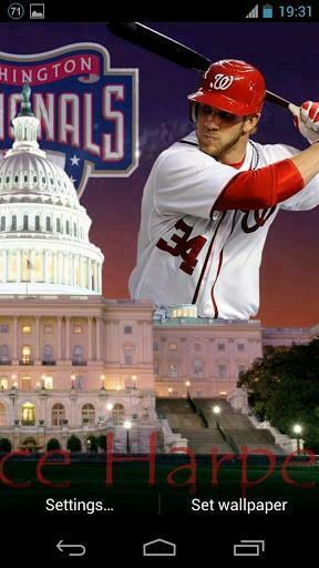 Bryce Harper Live Wallpaper Screenshot