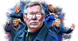 Thank You Sir Alex HD Desktop Vector Wallpaper Background