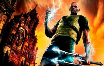 Infamous HD Logo And Wallpaper Desktop