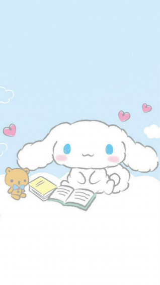 Alisa On Cinnamoroll Bg Cute Cartoon Wallpaper