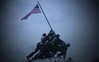 Wallpaper Background John Terry Flag Raising Iwo Jima