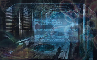 Wallpaper Hologram By Aquaranluna3231