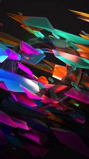 Wallpaper 3d Glass 5k Os