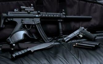 Military Wallpaper Assault Rifles High Definition Desktop